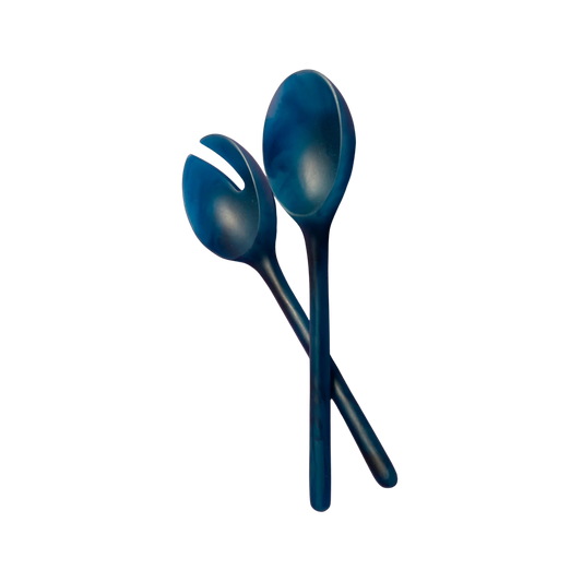 Salad Servers Set - Blue