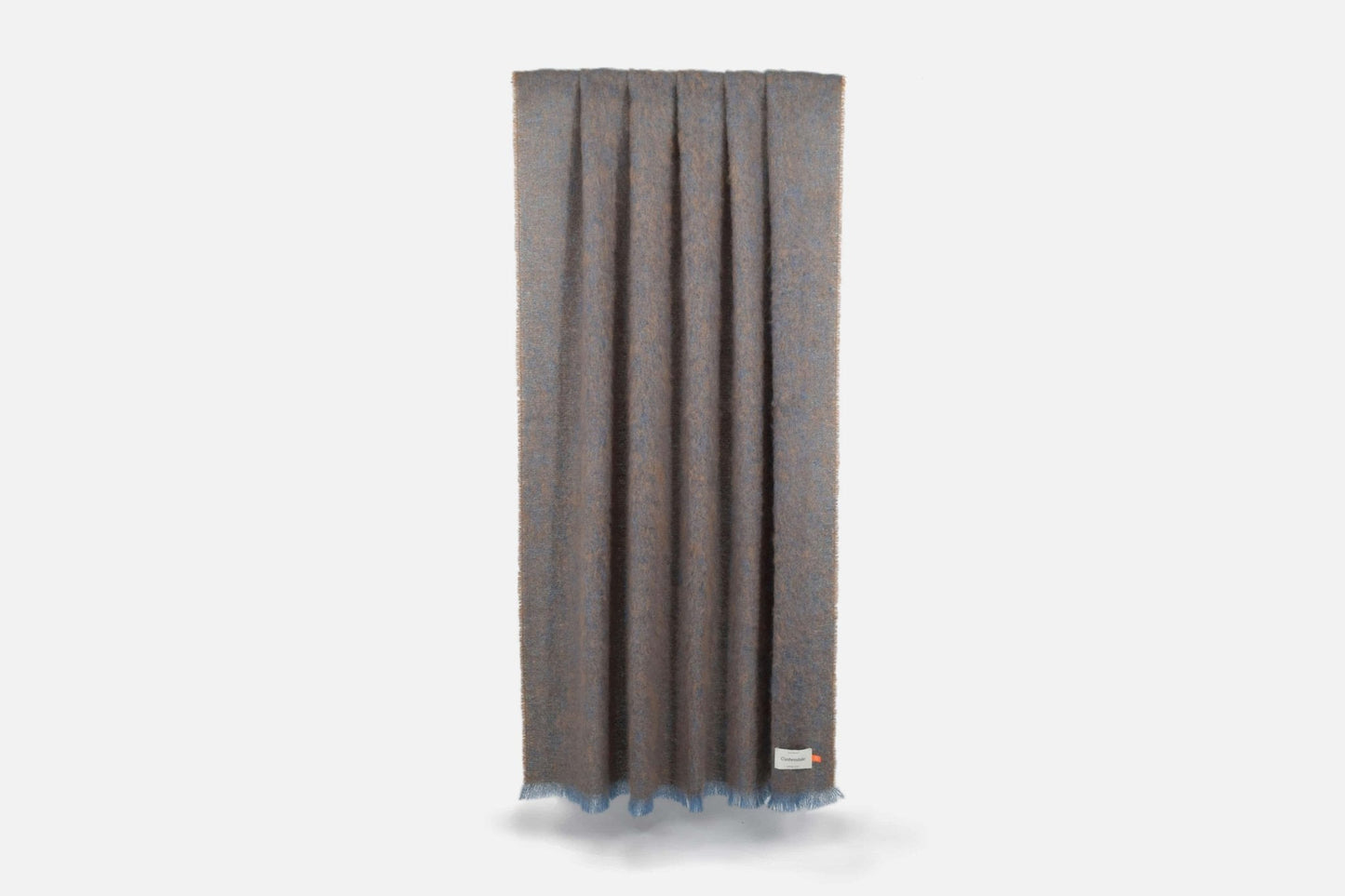 Cocoa Clash Mohair Throw Blanket