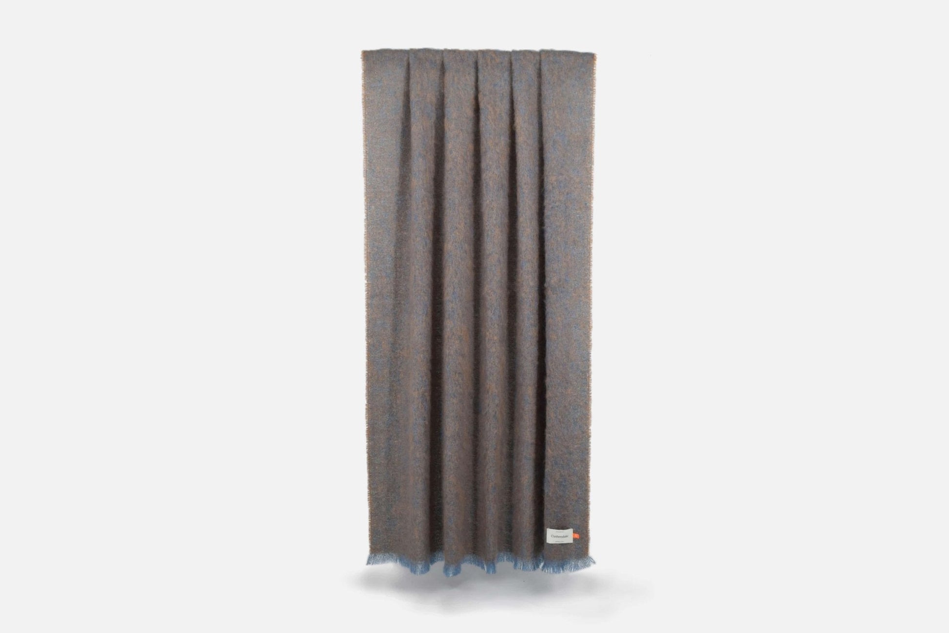 Cocoa Clash Mohair Throw Blanket