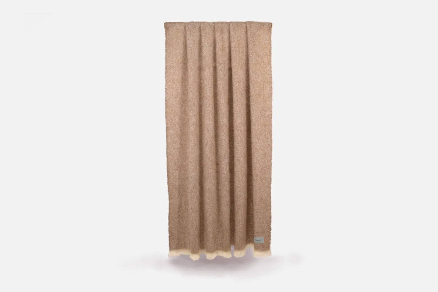 Mooneen Mohair Throw Blanket - Cocoa