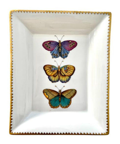 Exotic Butterflies Tray - A Stunning Decorative Piece for Your Home