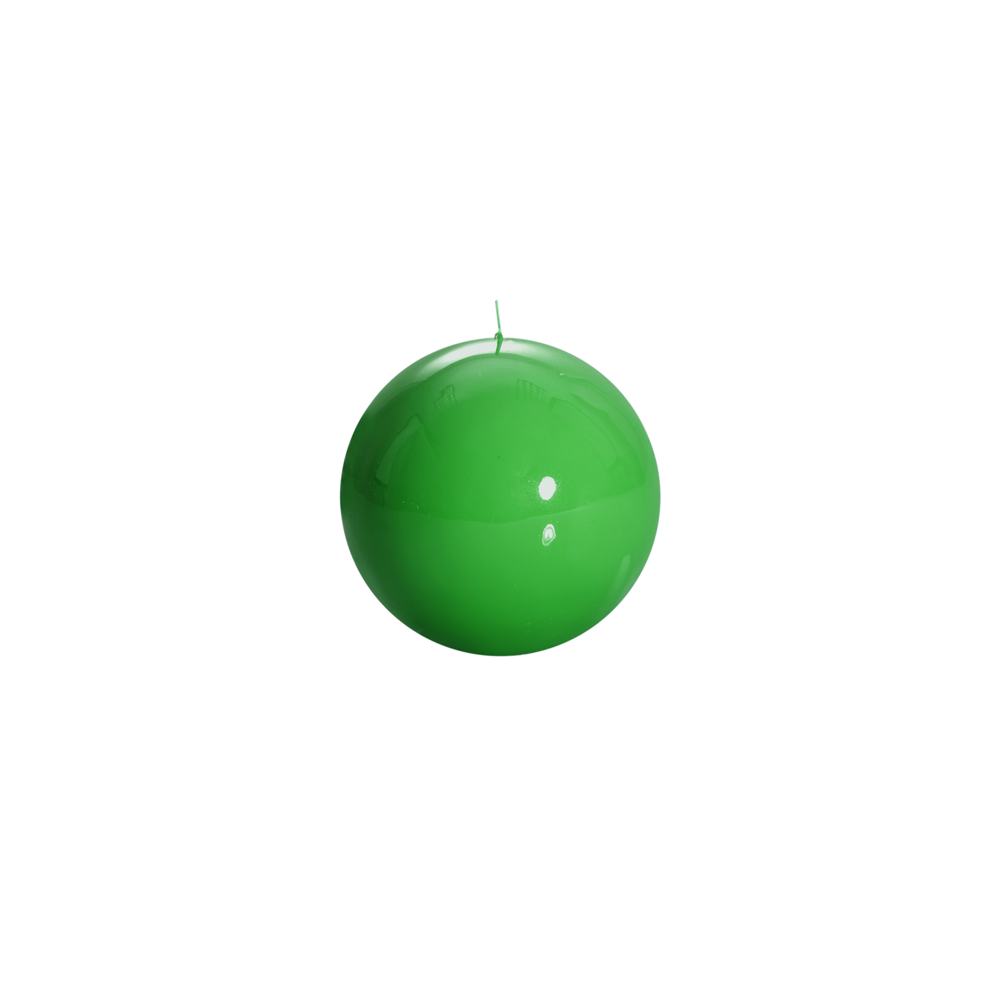 Meloria Ball Candle in Green - Medium