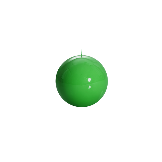 Meloria Ball Candle in Green - Medium