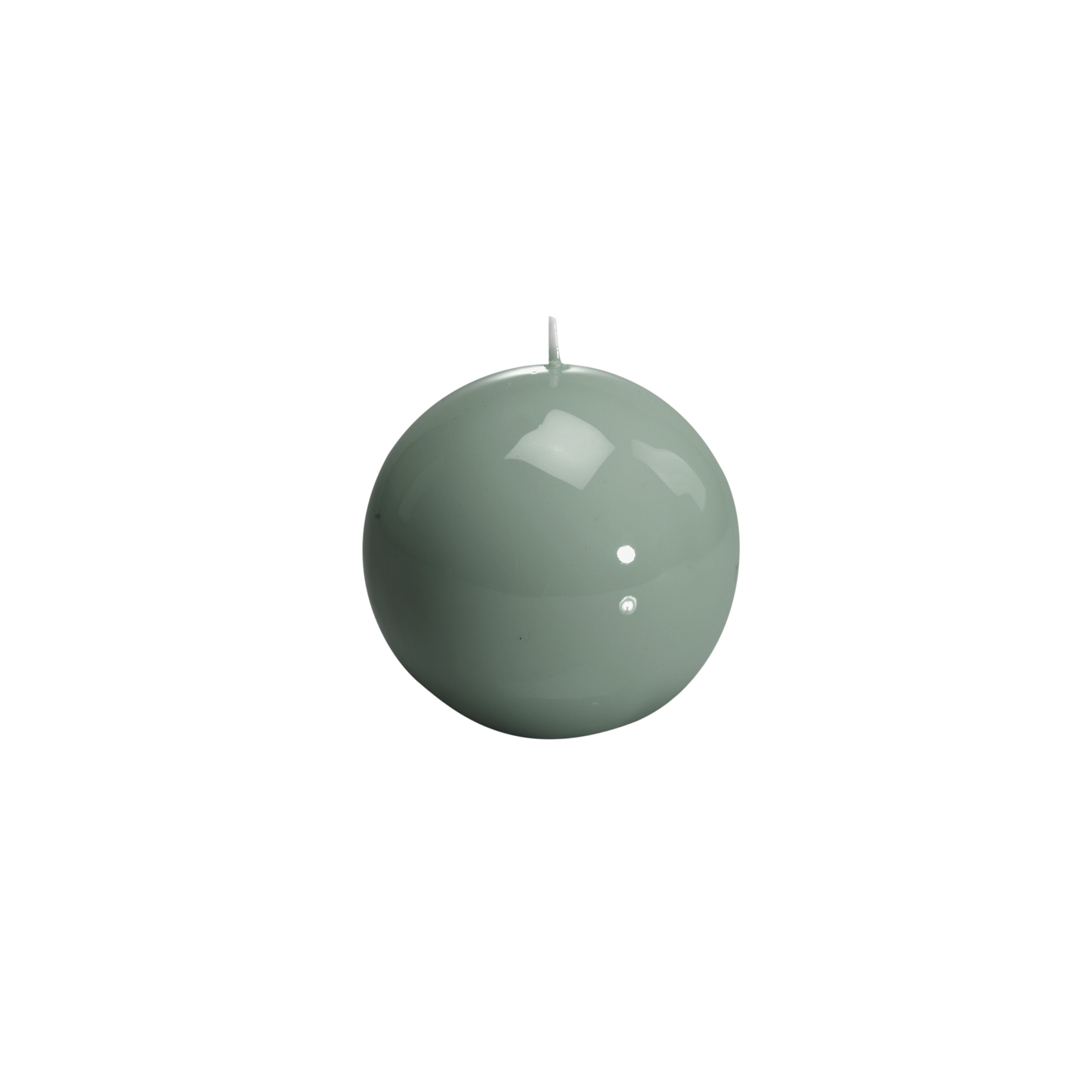 Meloria Ball Candle in Jade Green - Medium