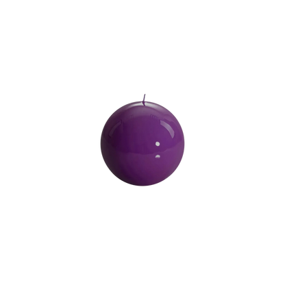 Meloria Ball Candle in Purple - Medium