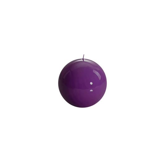 Meloria Ball Candle in Purple - Medium