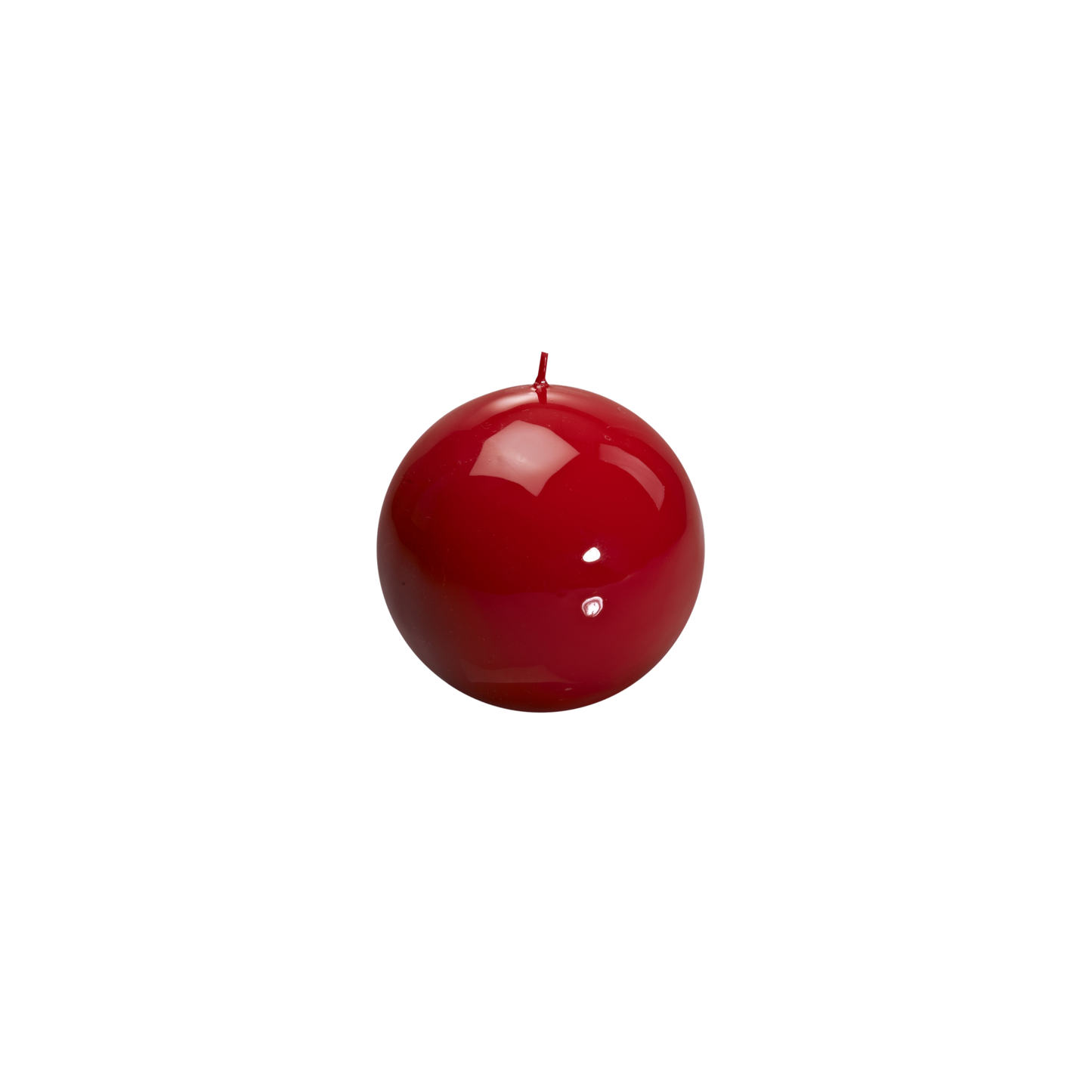 Meloria Ball Candle in Red - Medium