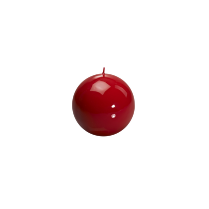 Meloria Ball Candle in Red - Medium