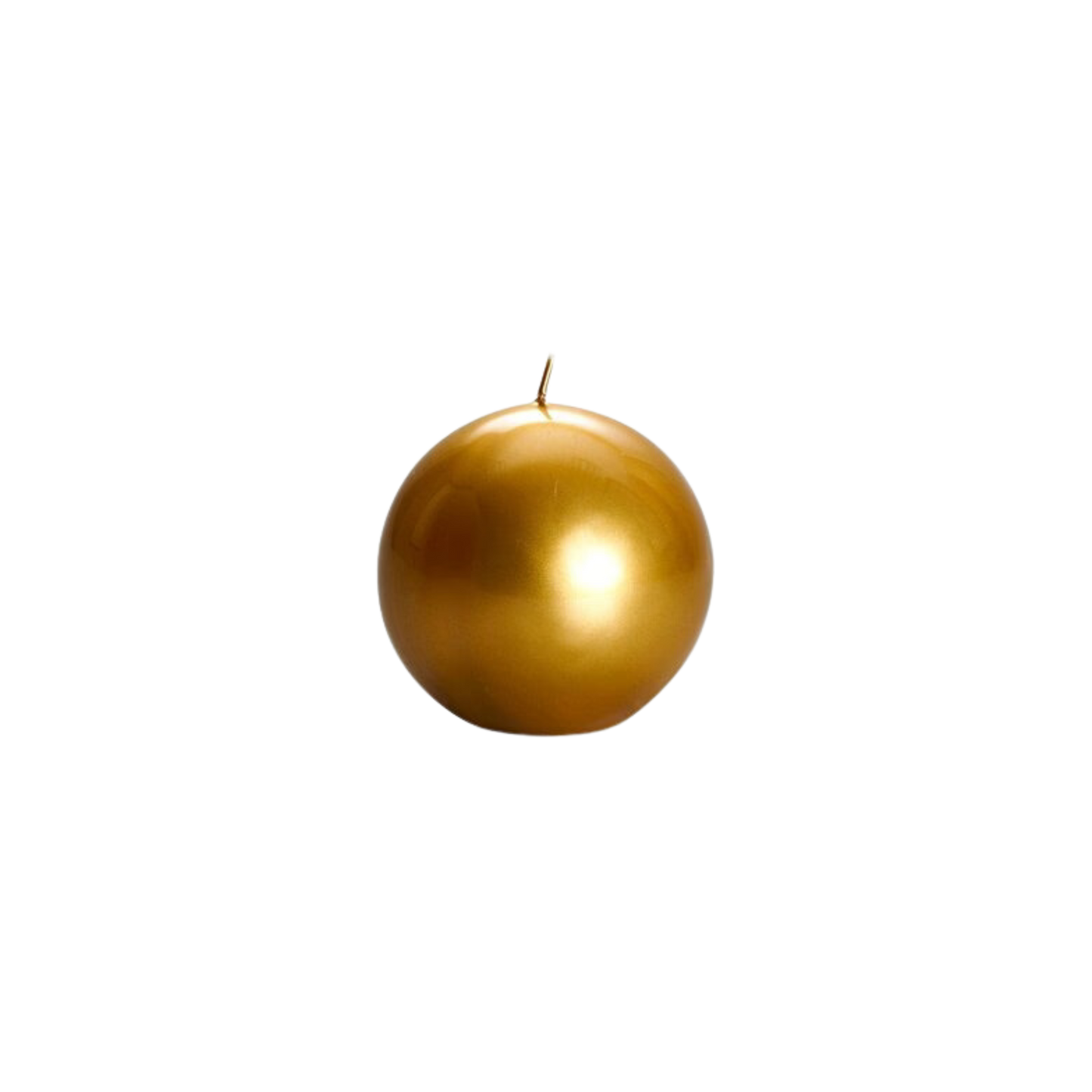 Meloria Ball Candle in Gold - Medium