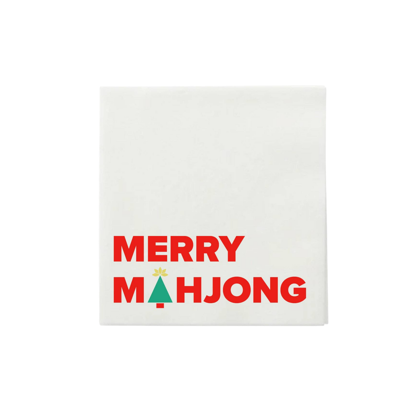 "Merry Mahjong" Cocktail Napkins