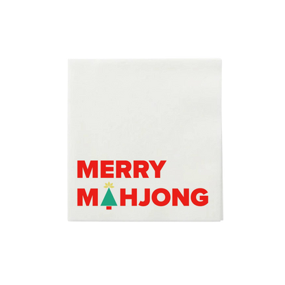 "Merry Mahjong" Cocktail Napkins