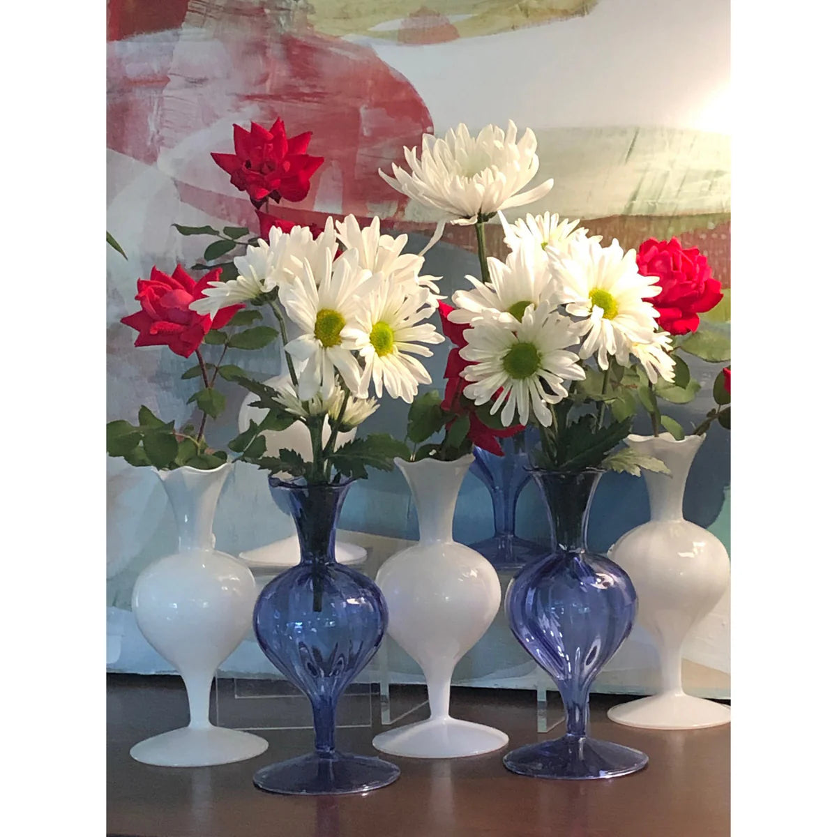 Miss Lizzie Bud Vase in Cobalt