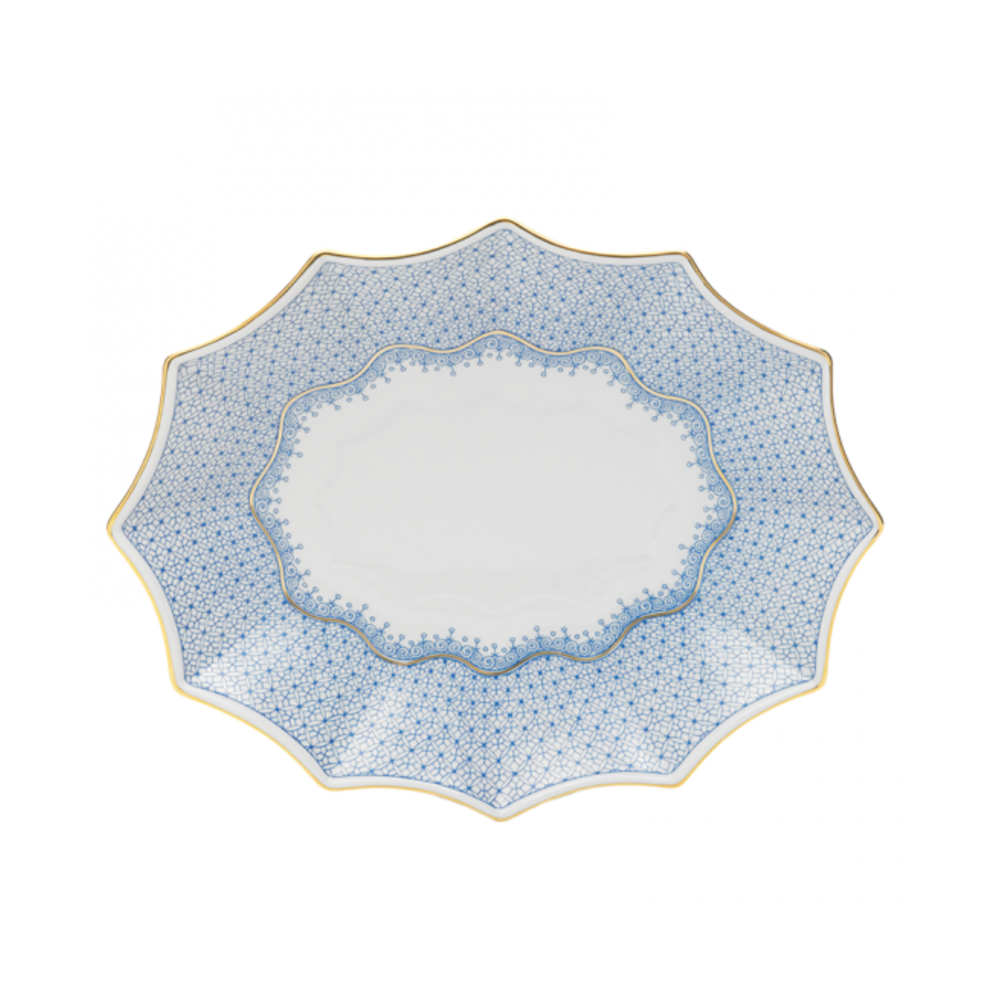 Large 12-Side Fluted Tray