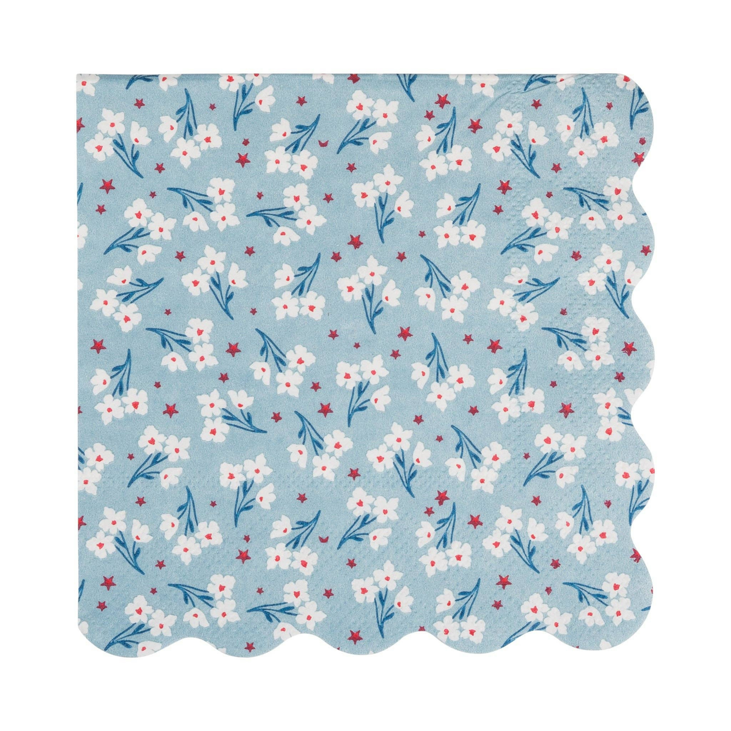 Assorted Floral Paper Cocktail Paper Napkins - Pack of 24