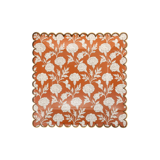 Fall Flora 9" Paper Plates - Pack of 8