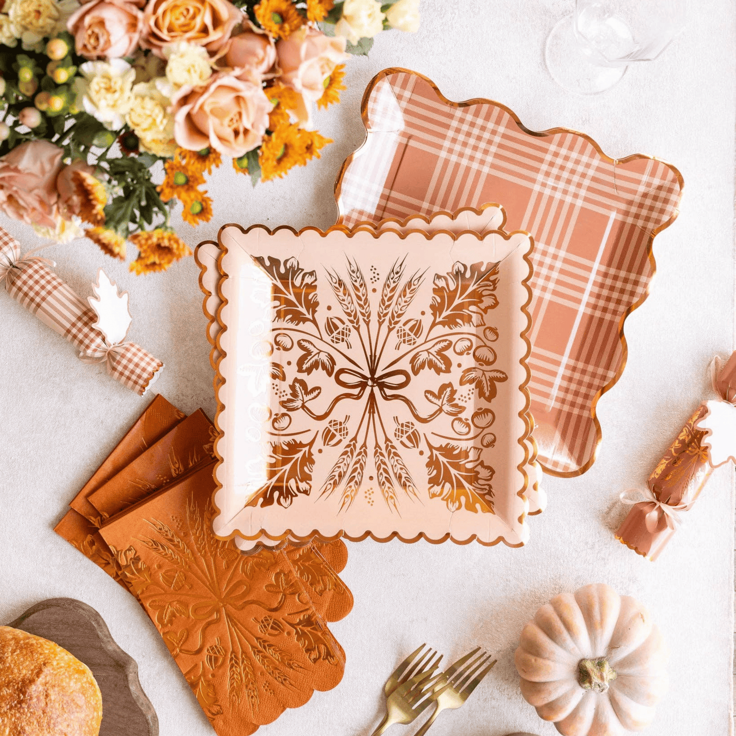 Wheat Paper Dinner Napkins - Pack of 18