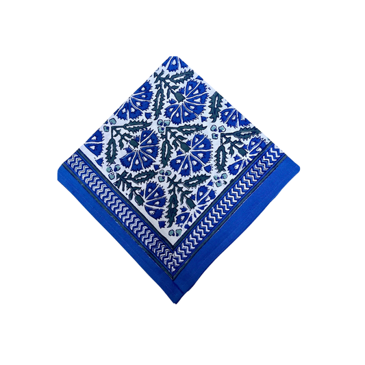 NH Napkin, 20 x 20,  Blue, White, Drk Grey