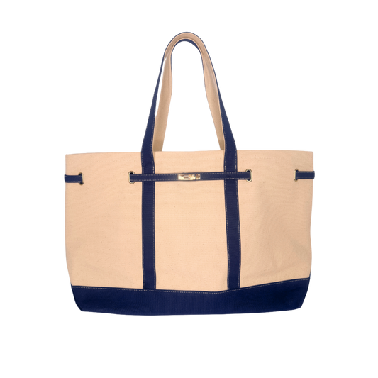 Charleston Extra Large Carryall Tote - Navy