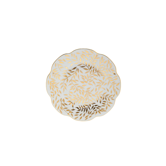 Nymphea Olivier Gold Dessert Plate