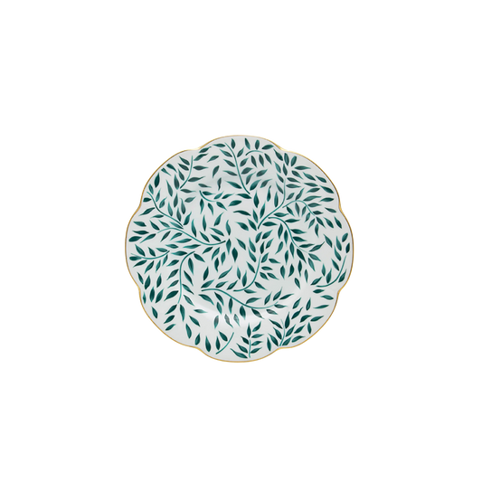 Nymphea Olivier Green Dessert Plate