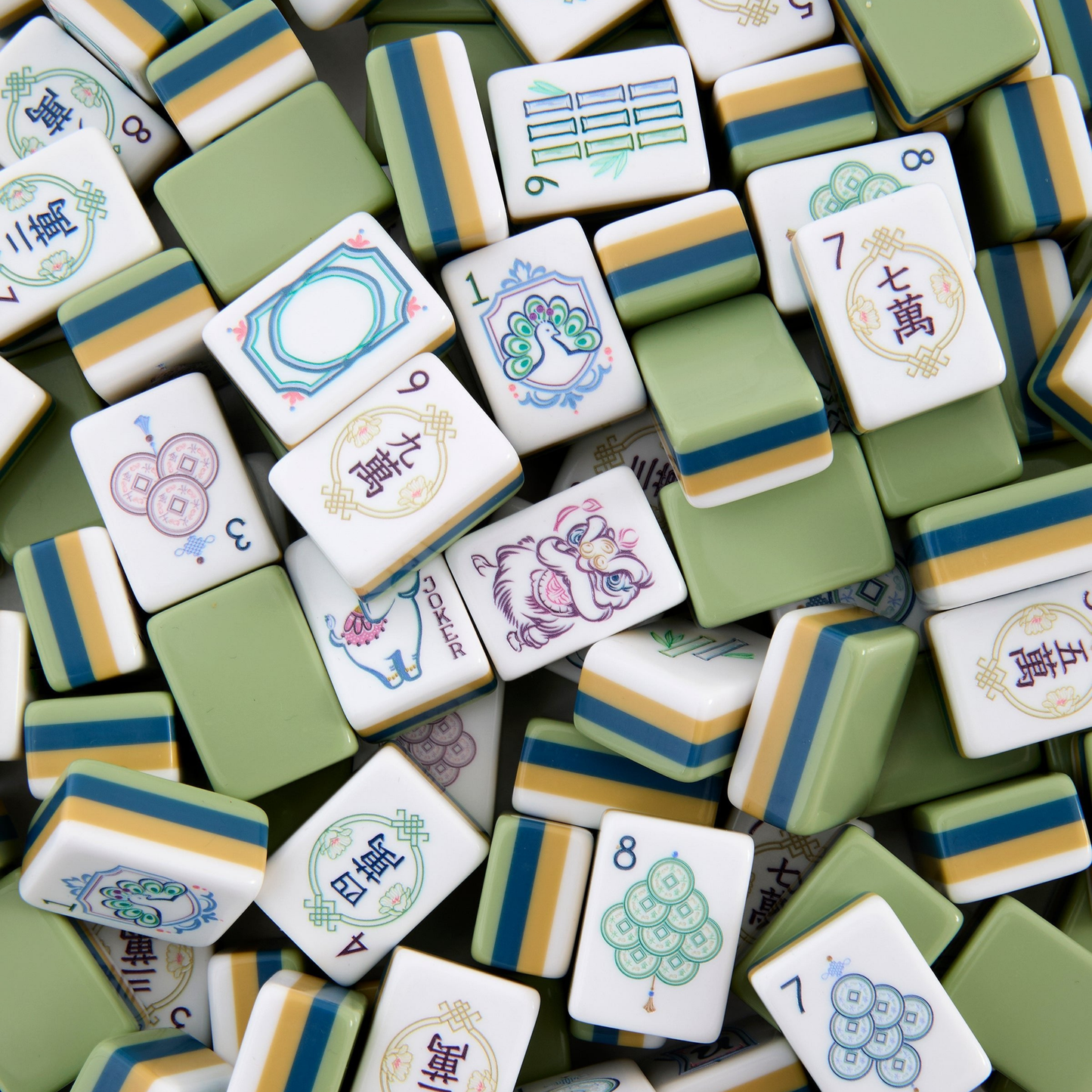 Willow Mahjong Tiles