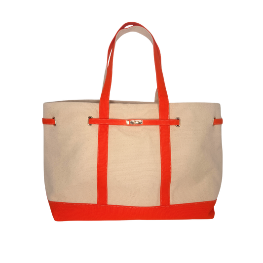 Charleston Extra Large Carryall Tote - Orange