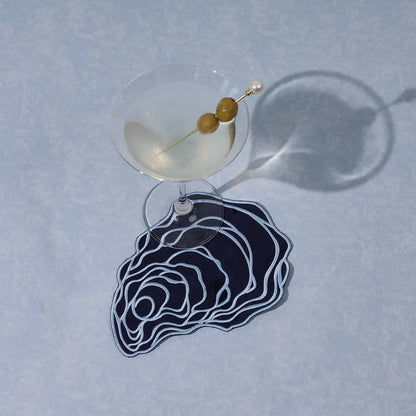 Oyster Linen Cocktail Napkins - Set of 4