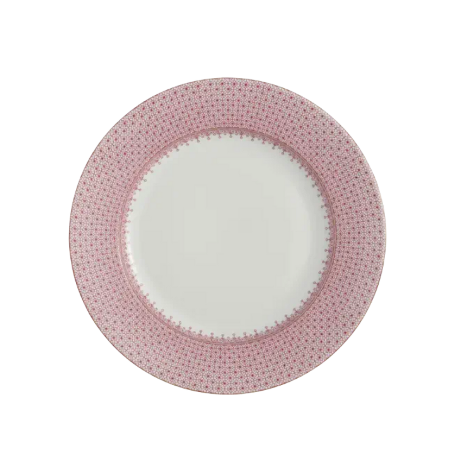 Pink Lace Dinner Plate