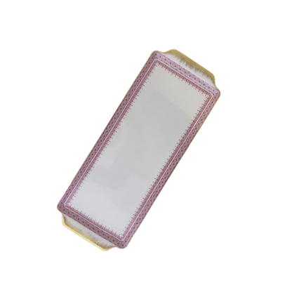 Pink Lace Sandwich Tray