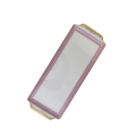Pink Lace Sandwich Tray