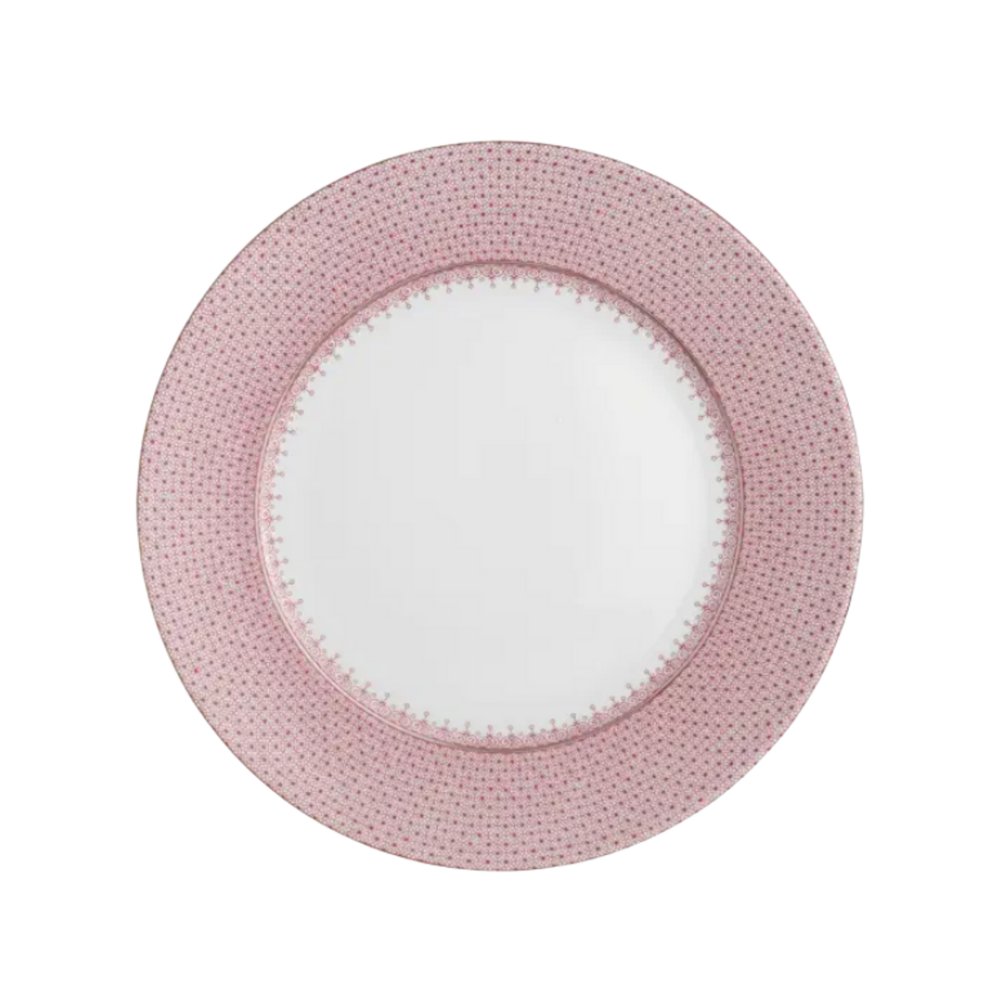 Pink Lace Service Plate