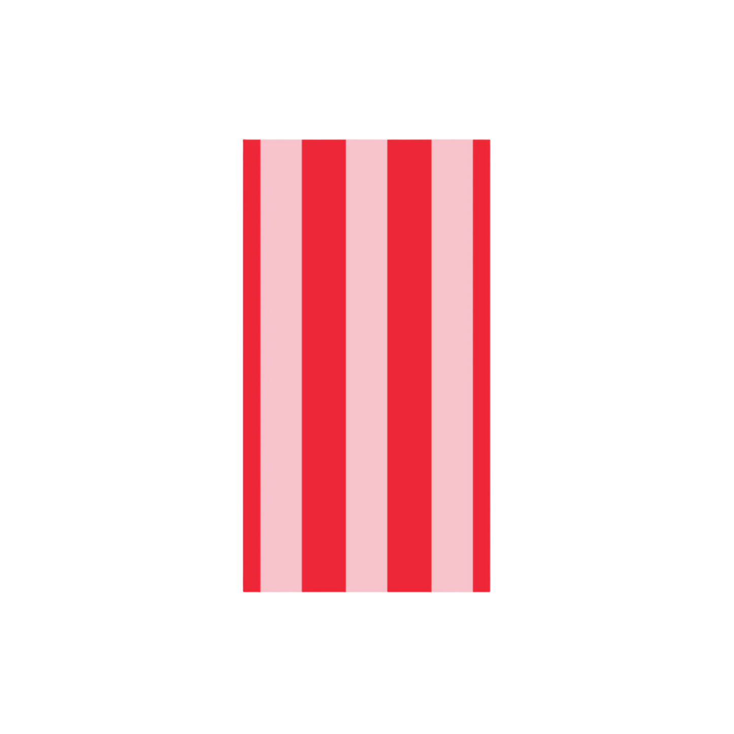 Light and Haute Pink Signature Cabana Stripe Guest Towel