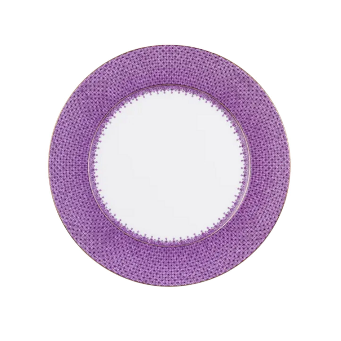Plum Lace Service Plate