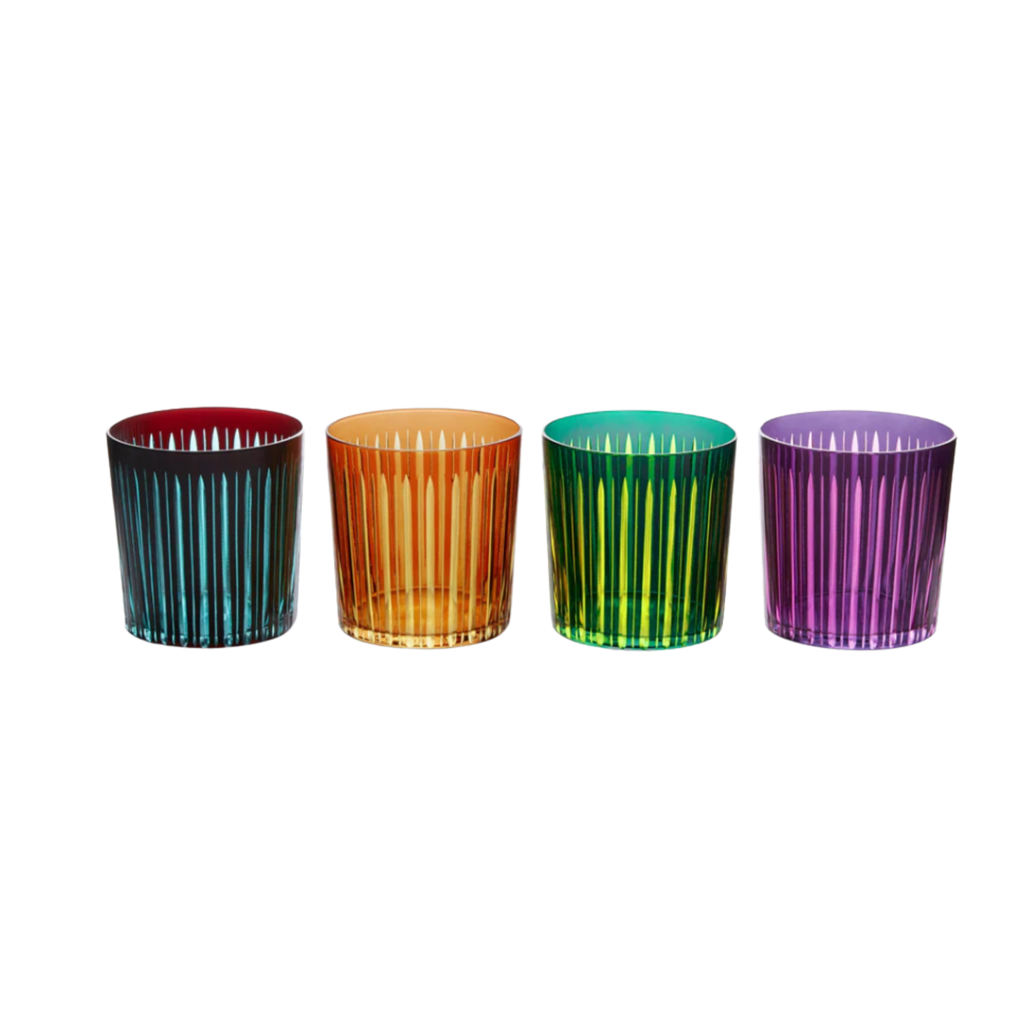 Prism Double Old Fashioned Glasses - Set of 4