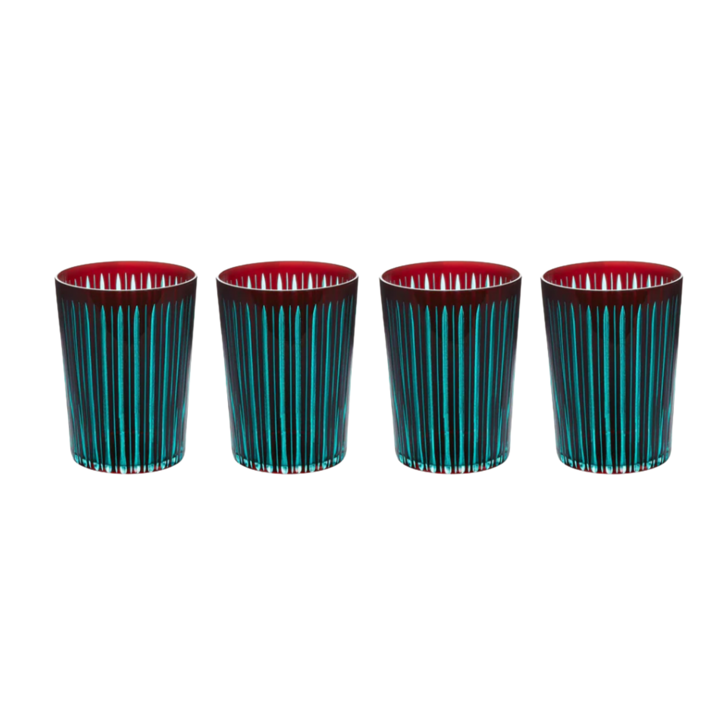 Prism Highball Glasses - Set of 4