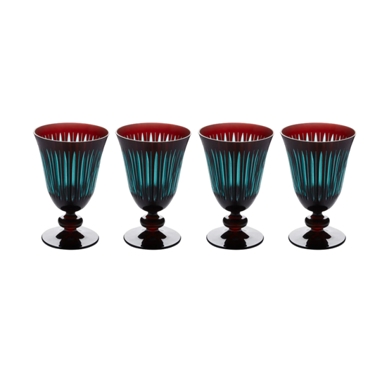 Prism Wine Bordeaux Glasses - Set of 4