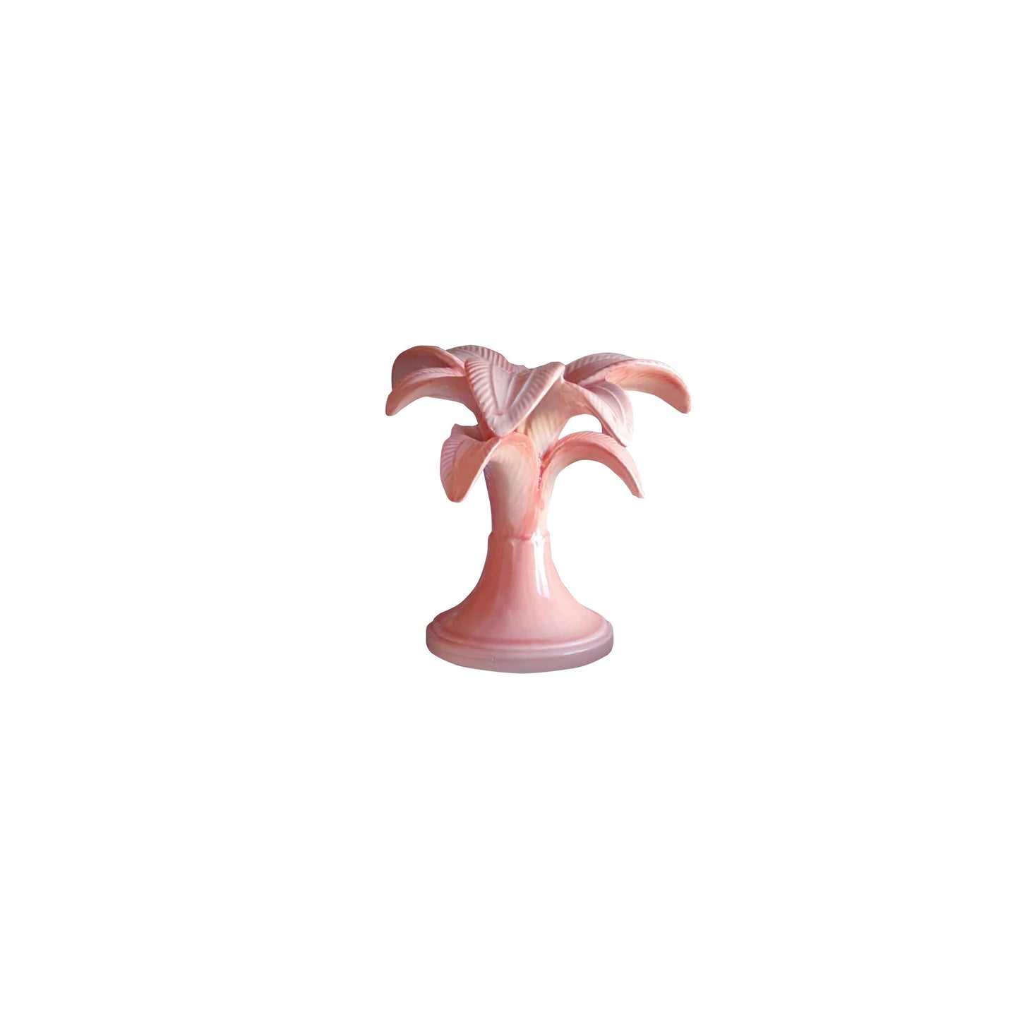 Palm Tree Candle Holder Small Pink