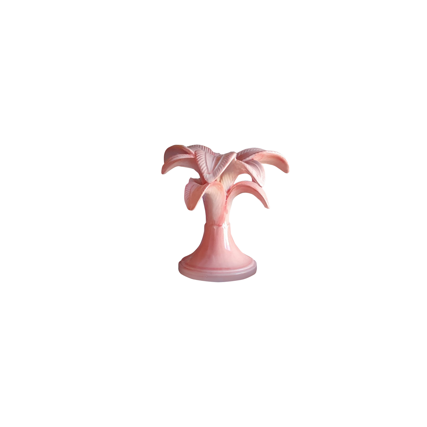 Palm Tree Candle Holder Small Pink