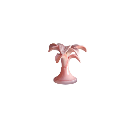 Palm Tree Candle Holder Small Pink