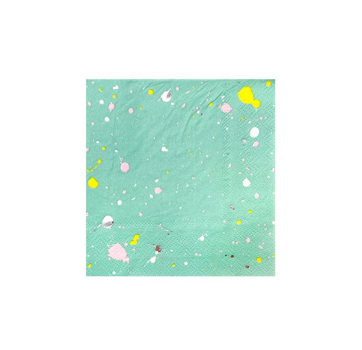 Pastel - Green Cocktail Paper Napkins - Set of 20