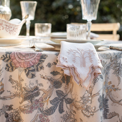 Eden Stain-Free Cotton Tablecloth