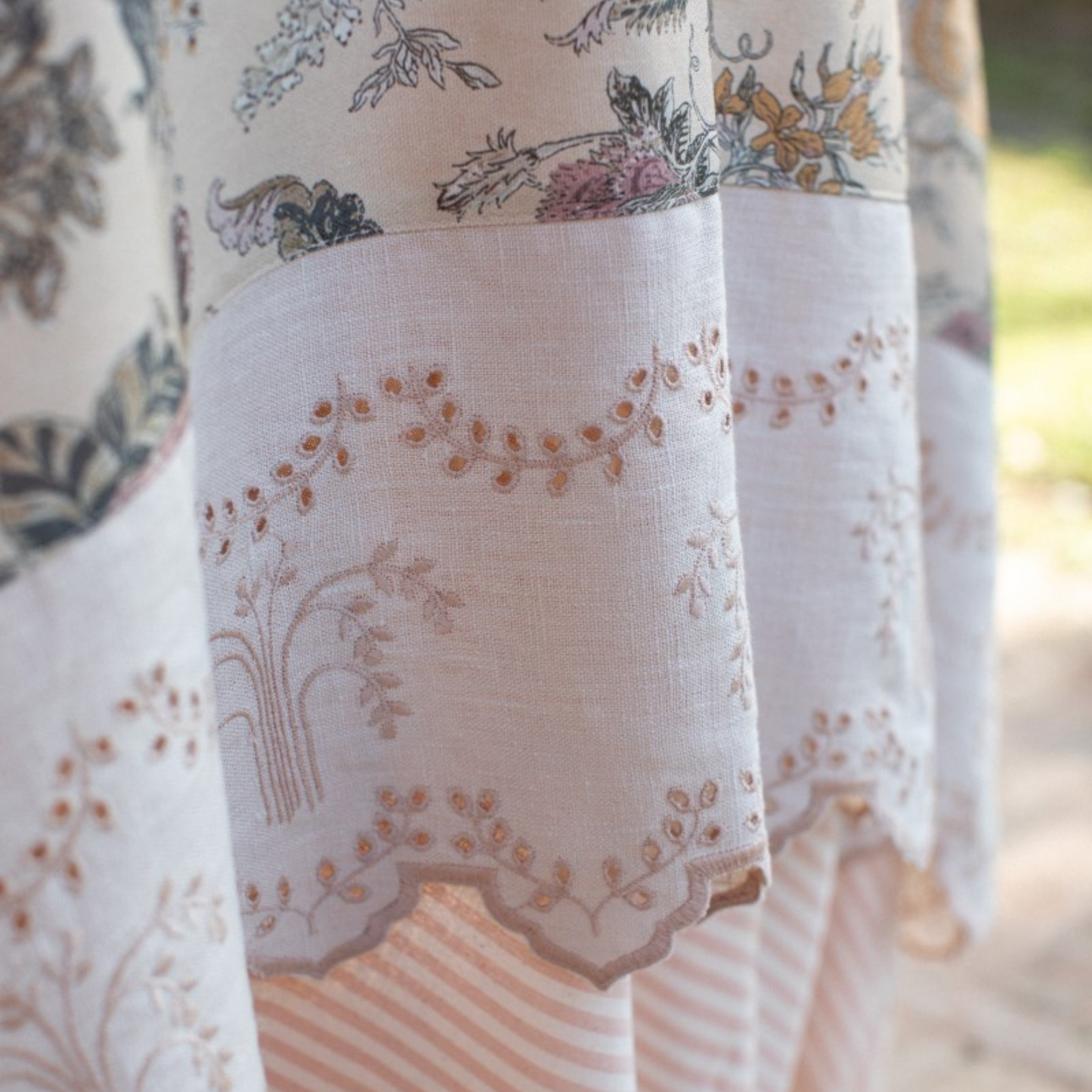Eden Stain-Free Cotton Tablecloth