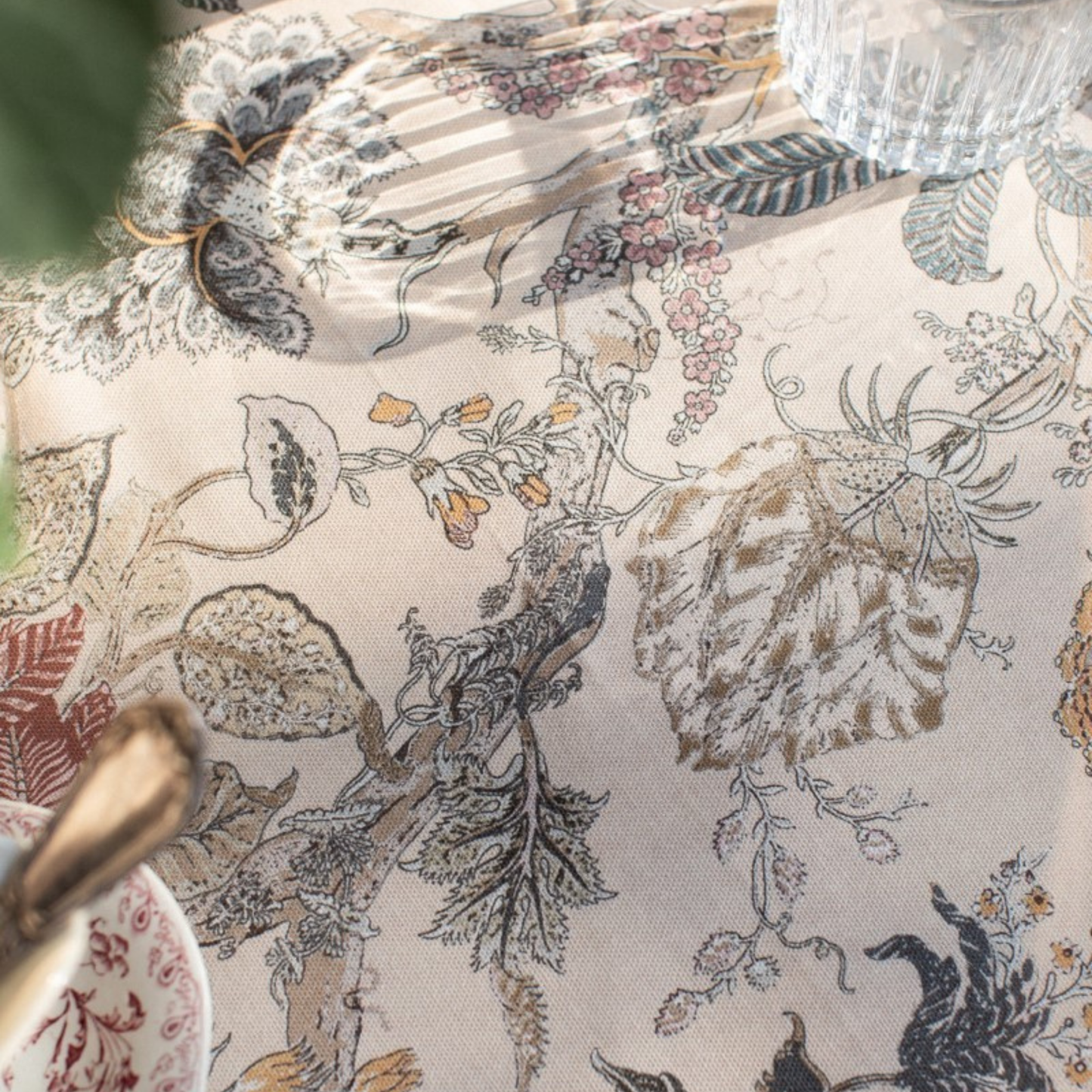 Eden Stain-Free Cotton Tablecloth