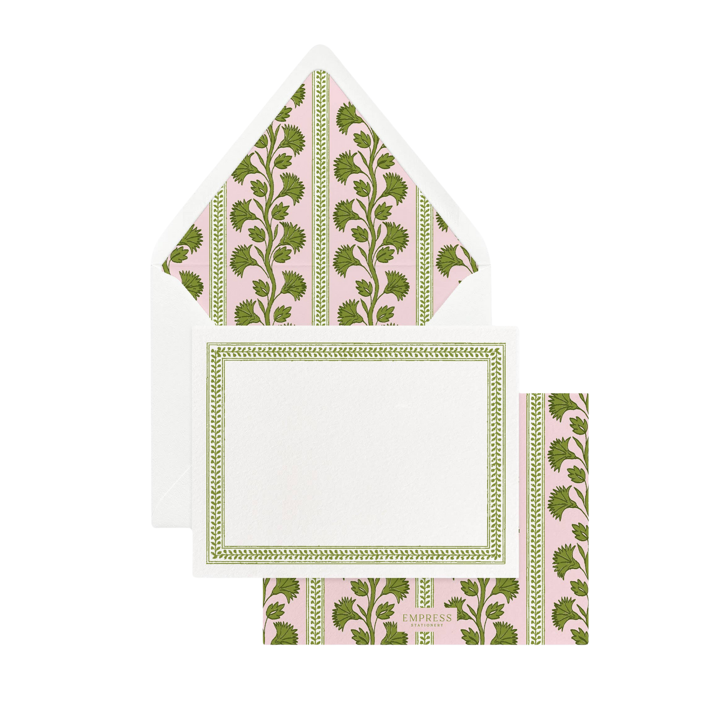 Pink Palms Note Cards - Pack of 10