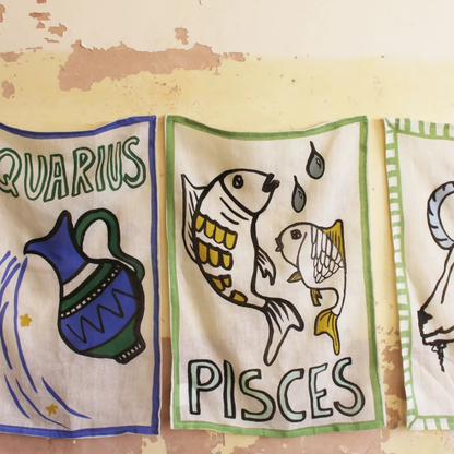 Pisces Tea Towel
