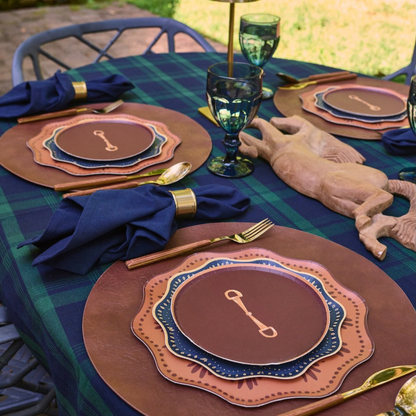 Plume Dinner Plate Set - Copper