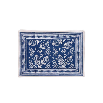 Pomegranate Blue Placemat Set of 4
