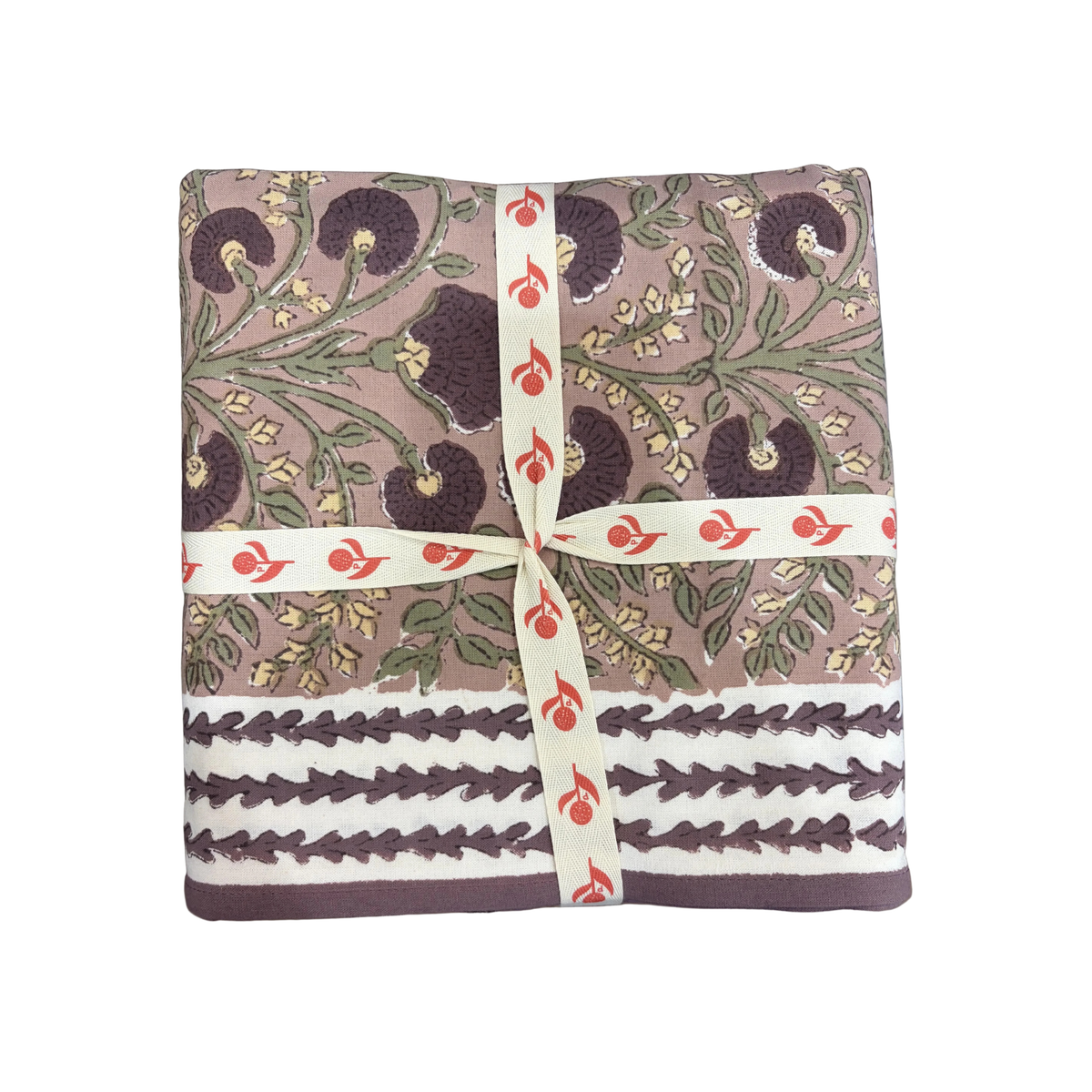 Cactus Flower Olive & Fig Tablecloth