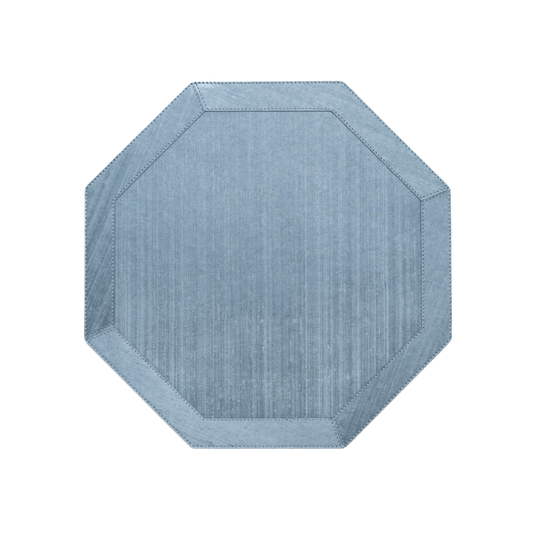 Deep Blue Octagonal Placemats - Set of 4