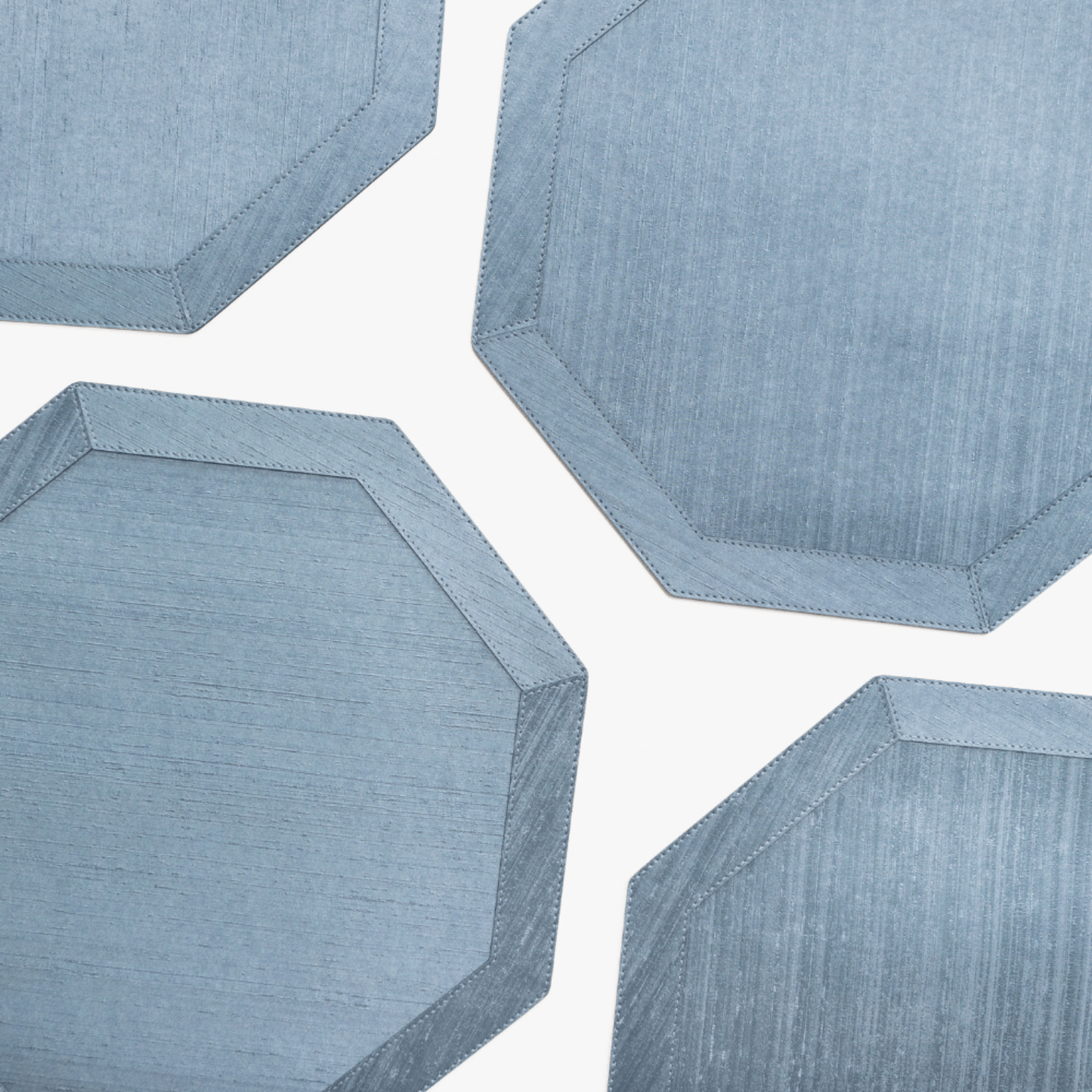 Deep Blue Octagonal Placemats - Set of 4